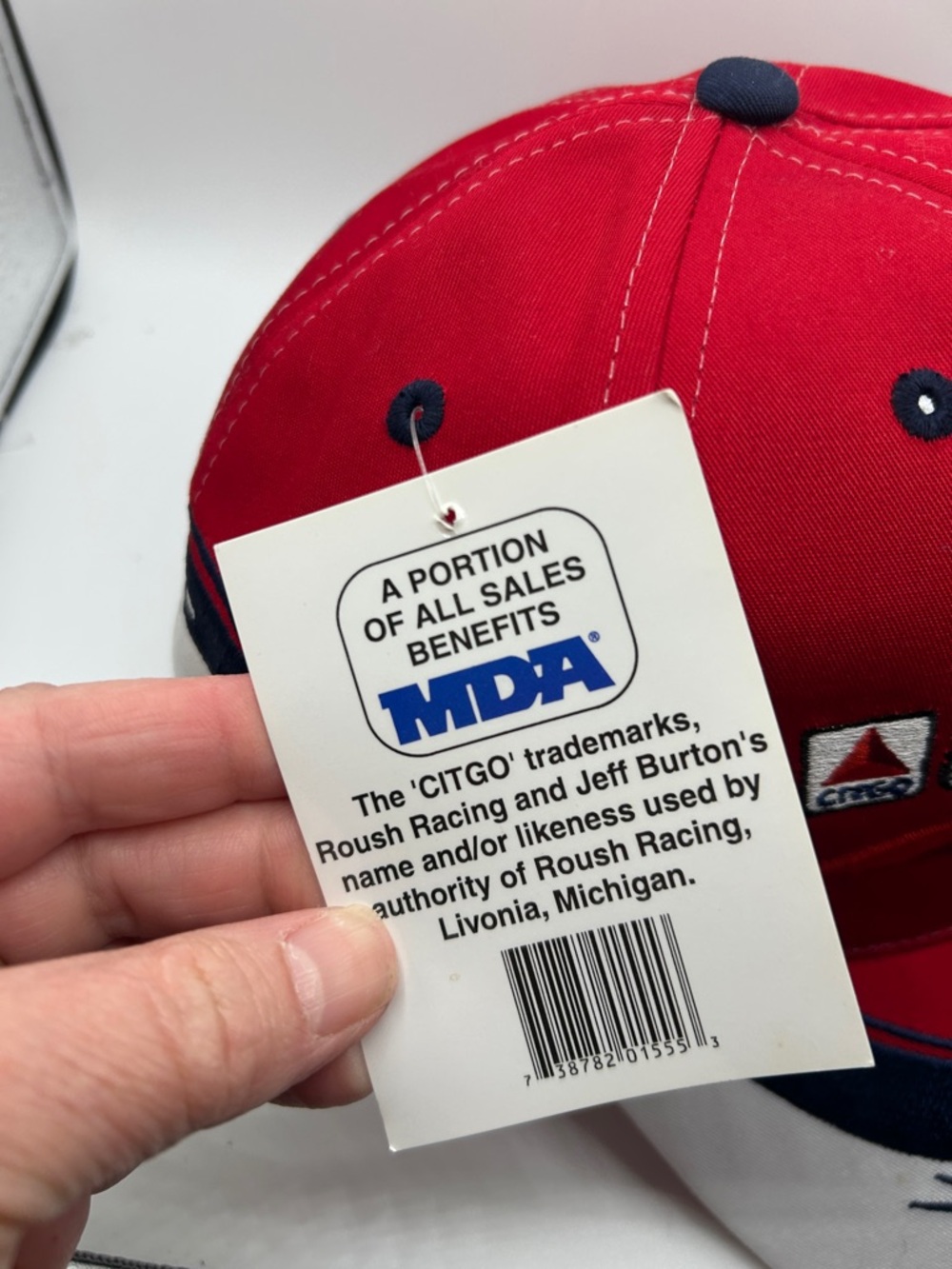 superdown Red and White Racing Cap - Picture 5 of 10